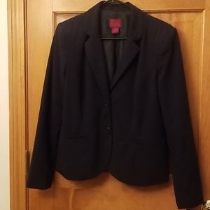 212 Collection blue two-button fully lined blazer